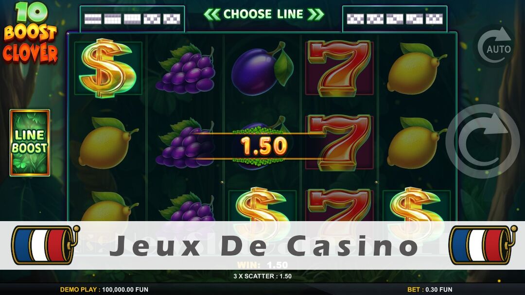 Démo de la machine à sous 10 Boost Clover Slot