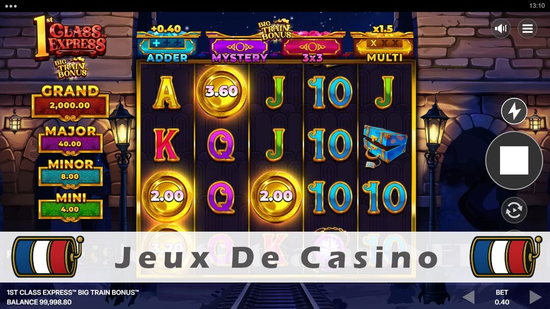Démo de la machine à sous 1st Class Express Big Train Bonus Slot