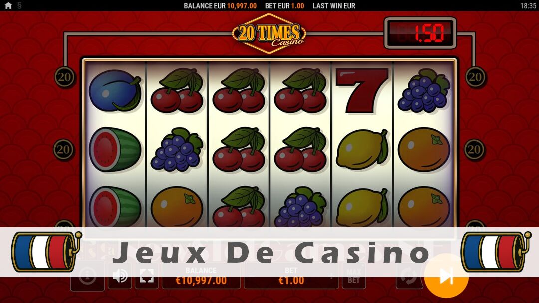 Démo de la machine à sous 20 Times Casino Slot