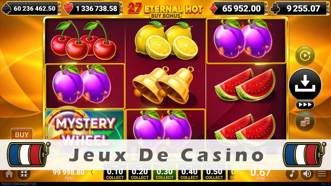 Démo de la machine à sous 27 Eternal Hot Slot