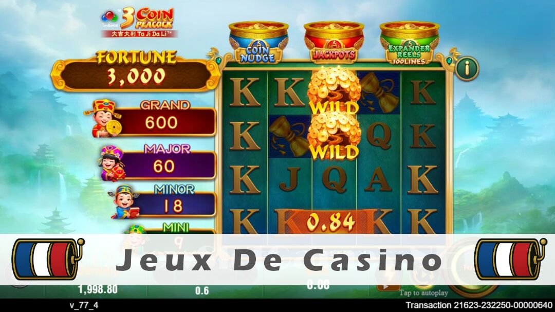 Démo de la machine à sous 3 Coin Peacock Slot