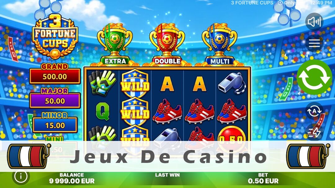 Démo de la machine à sous 3 Fortune Cups Slot