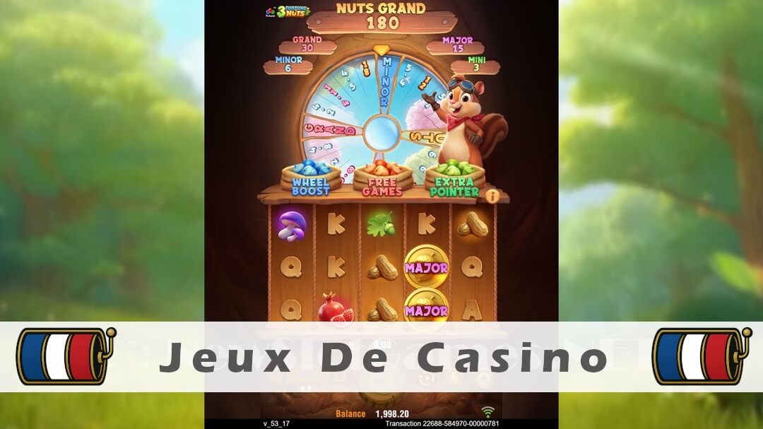 Démo de la machine à sous 3 Fortune Nuts Slot