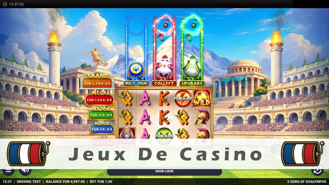 Démo de la machine à sous 3 Gods of Goalympus Slot