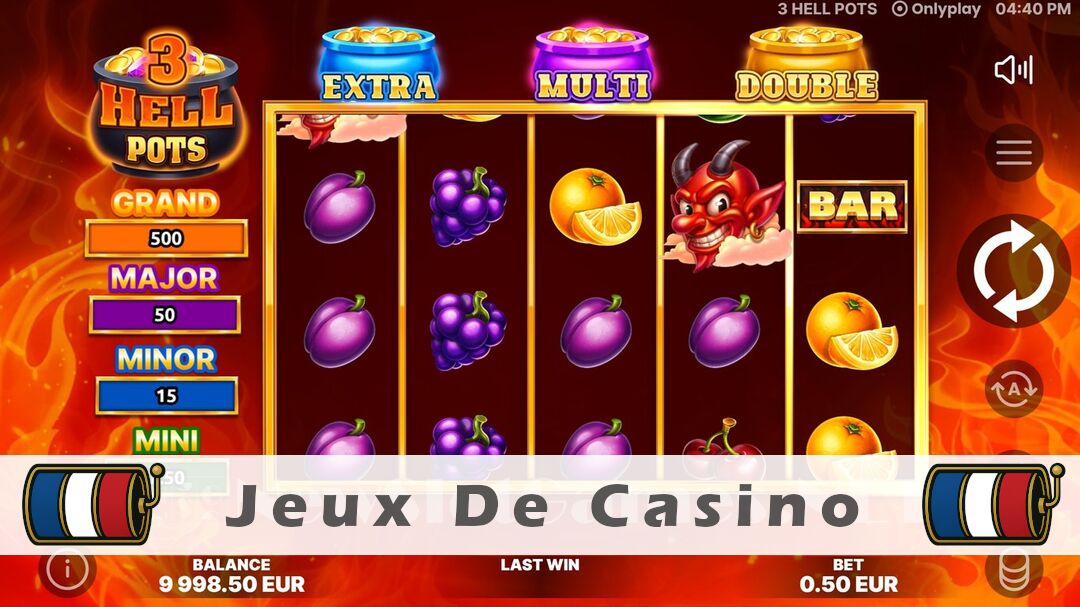 Démo de la machine à sous 3 Hell Pots Slot