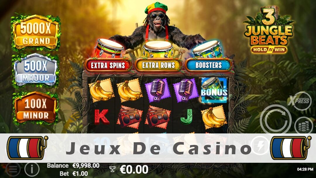 Démo de la machine à sous 3 Jungle Beats Slot