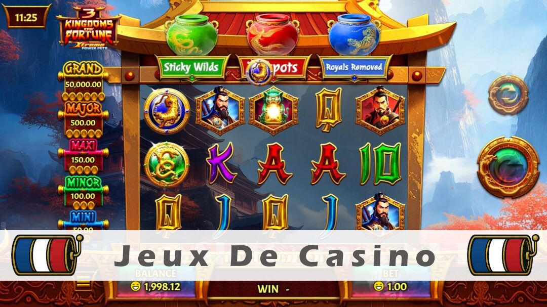 Démo de la machine à sous 3 Kingdoms of Fortune Slot