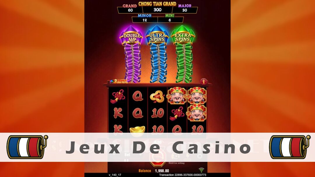 Démo de la machine à sous 3 Lucky Chong Tian Pao Slot