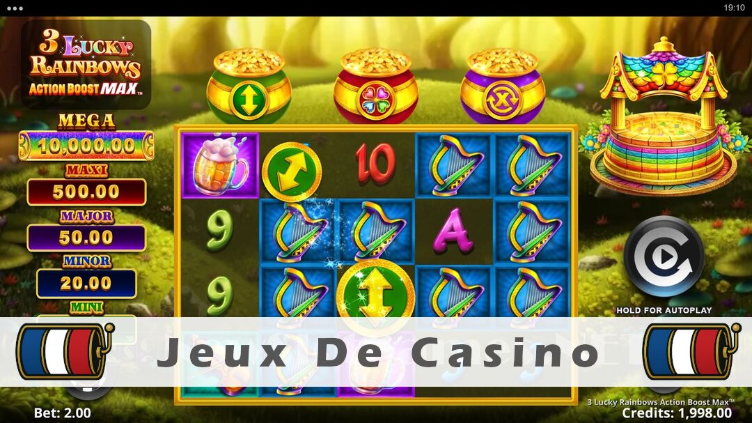 Démo de la machine à sous 3 Lucky Rainbows Action Boost Max Slot