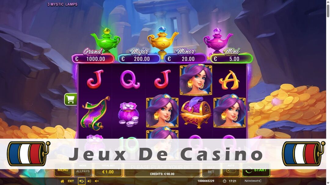 Démo de la machine à sous 3 Mystic Lamps Slot