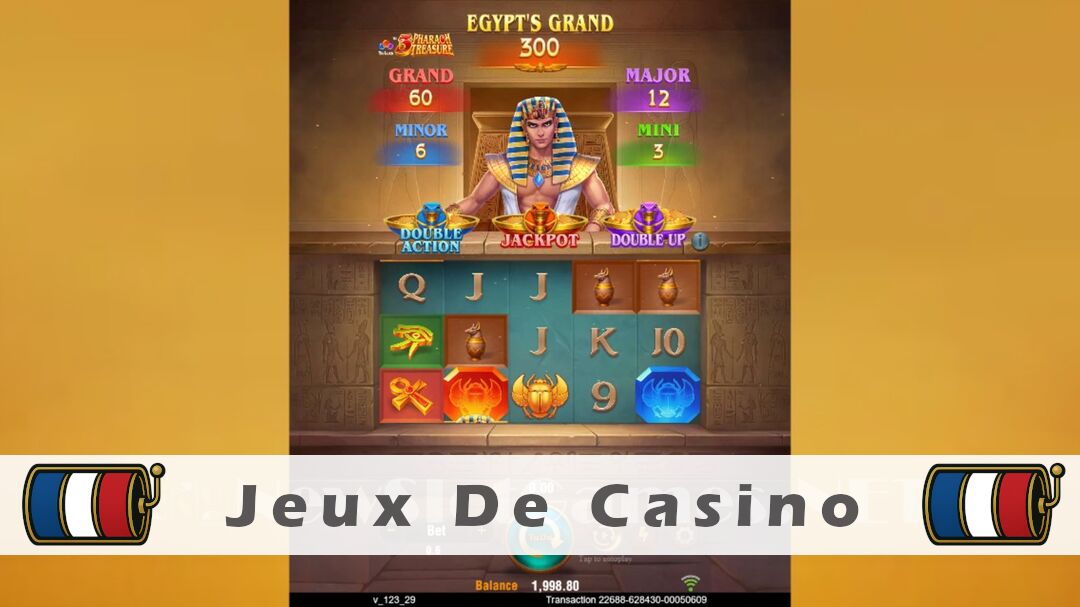 Démo de la machine à sous 3 Pharaoh Treasure Slot