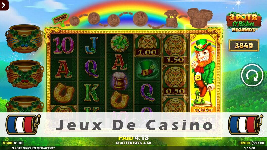 Démo de la machine à sous 3 Pots O' Riches Megaways Slot