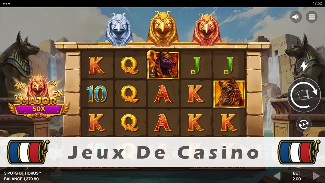 Démo de la machine à sous 3 Pots of Horus Slot