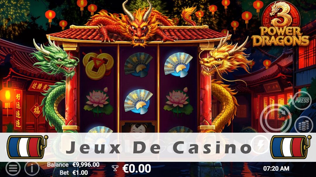 Démo de la machine à sous 3 Power Dragons Slot