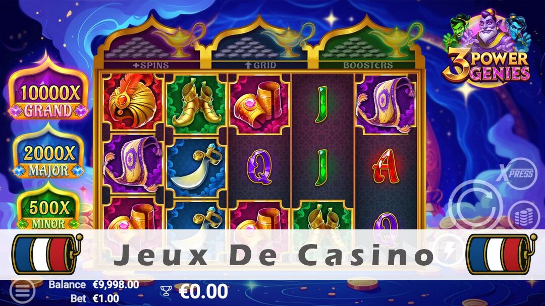 Démo de la machine à sous 3 Power Genies Slot