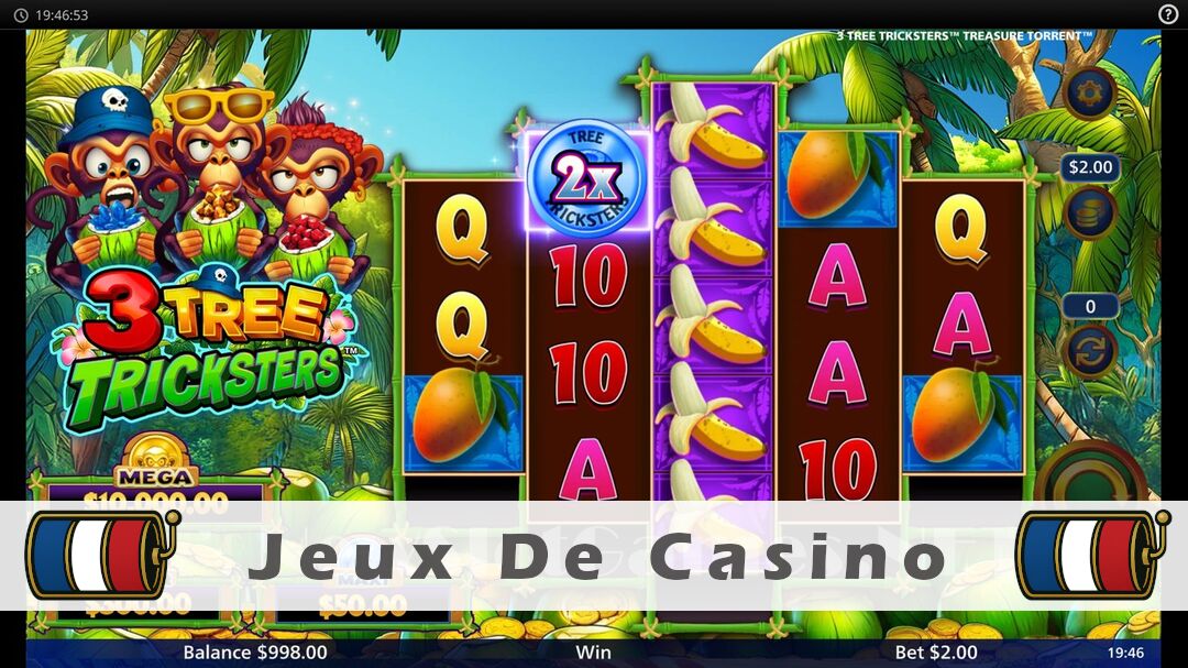 Démo de la machine à sous 3 Tree Tricksters Treasure Torrent Slot