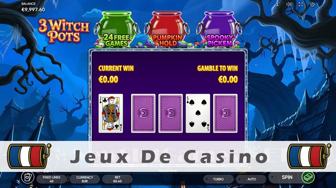 Démo de la machine à sous 3 Witch Pots Slot