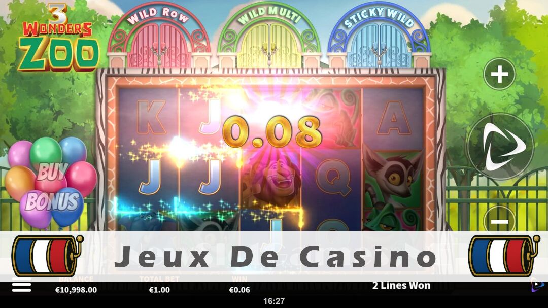 Démo de la machine à sous 3 Wonders Zoo Slot