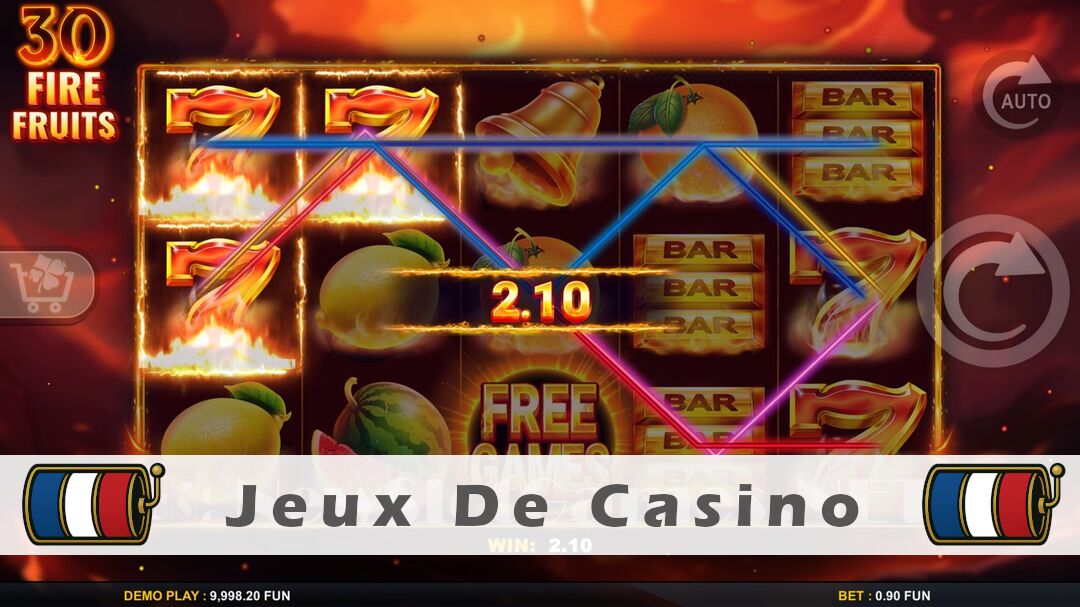 Démo de la machine à sous 30 Fire Fruits Slot