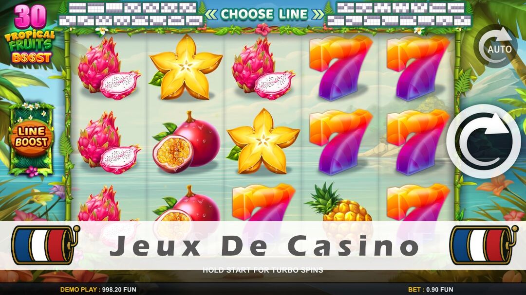 Démo de la machine à sous 30 Tropical Fruits Boost Slot
