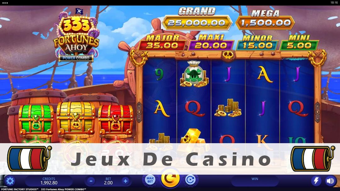 Démo de la machine à sous 333 Fortunes Ahoy Power Combo Slot