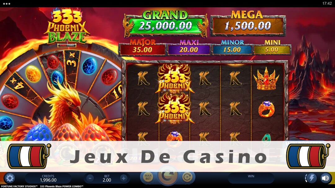 Démo de la machine à sous 333 Phoenix Blaze Power Combo Slot