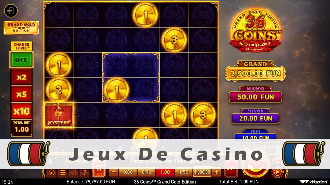 Démo de la machine à sous 36 Coins Grand Gold Edition Slot