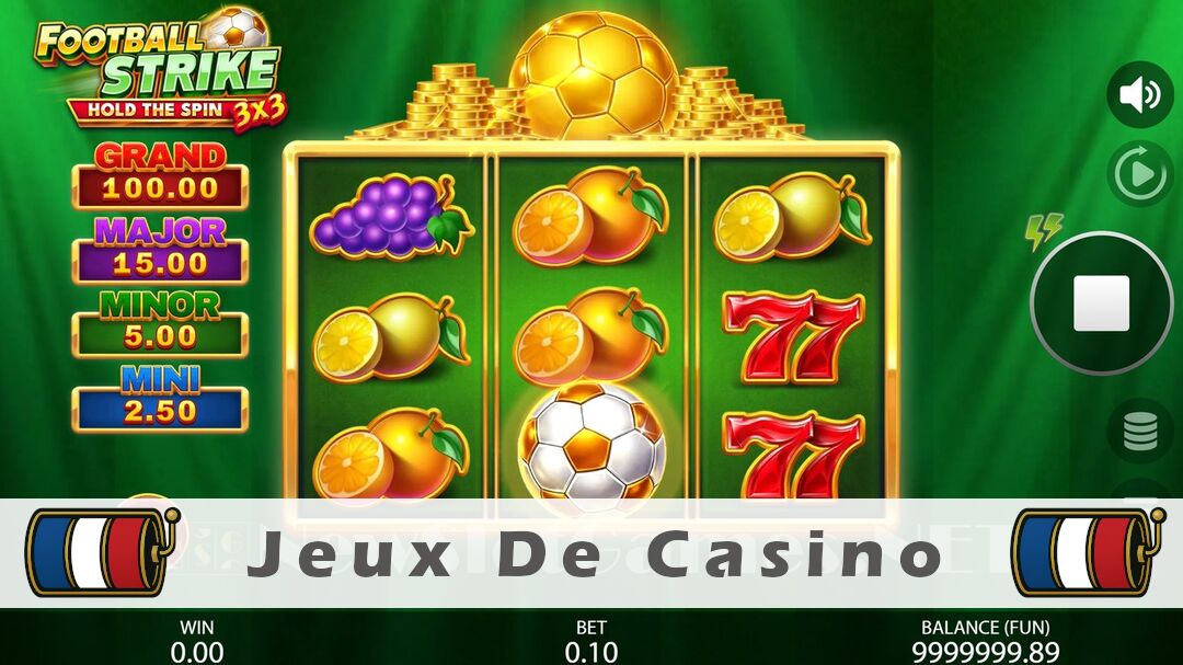 Démo de la machine à sous 3x3 Football Strike Hold The Spin Slot