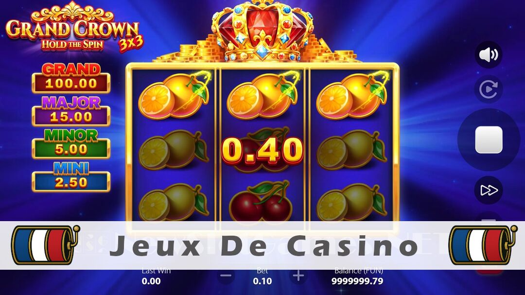 Démo de la machine à sous 3x3 Grand Crown Slot