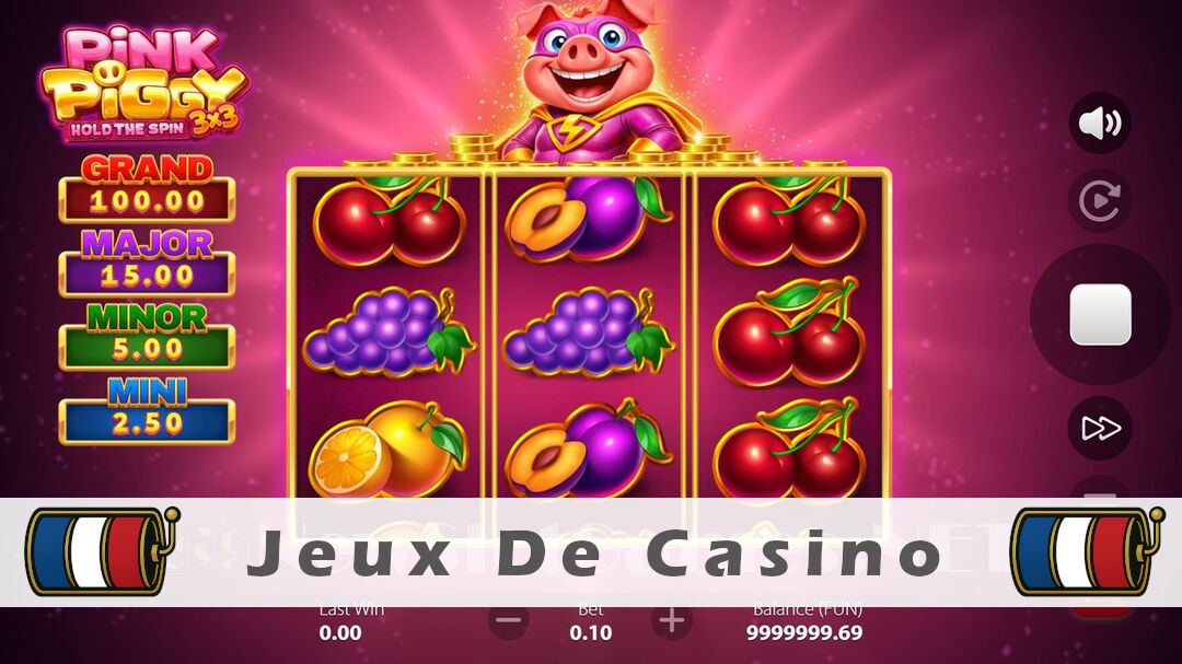 Démo de la machine à sous 3x3 Pink Piggy Hold the Spin Slot