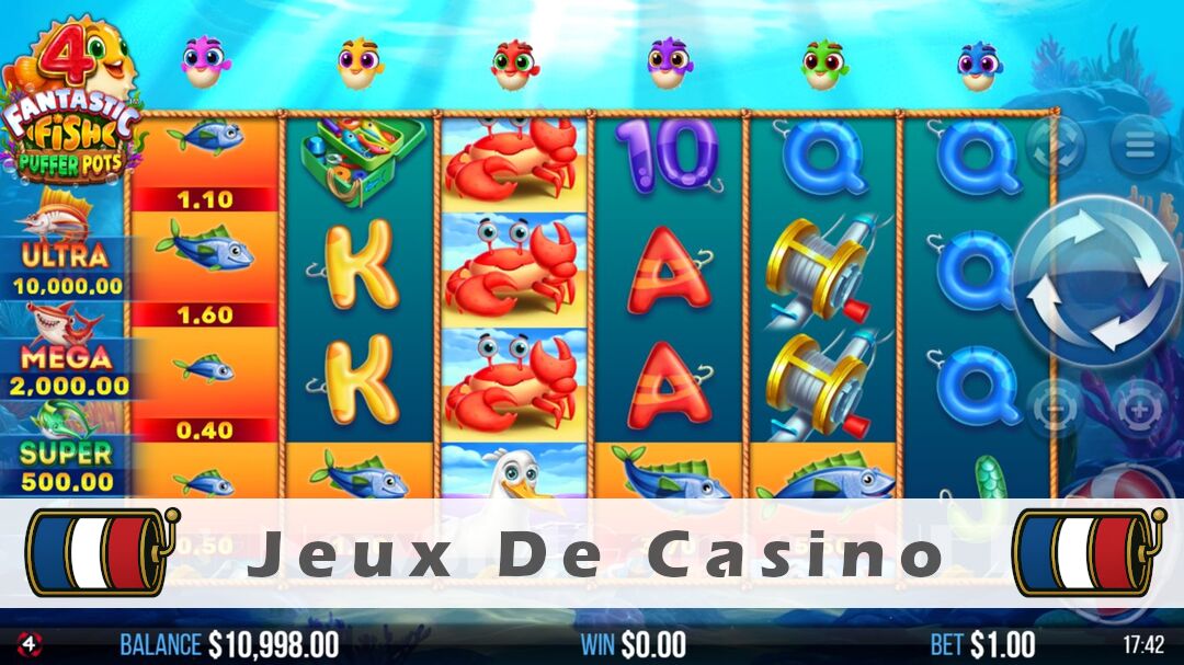 Démo de la machine à sous 4 Fantastic Fish Puffer Pots Slot