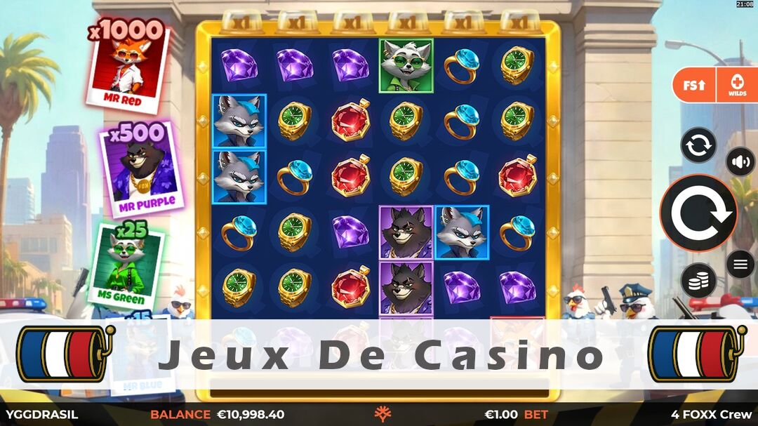 Démo de la machine à sous 4 Foxx Crew Slot