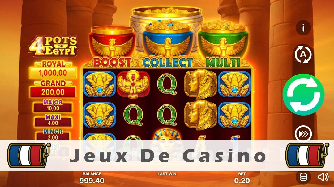 Démo de la machine à sous 4 Pots of Egypt Slot