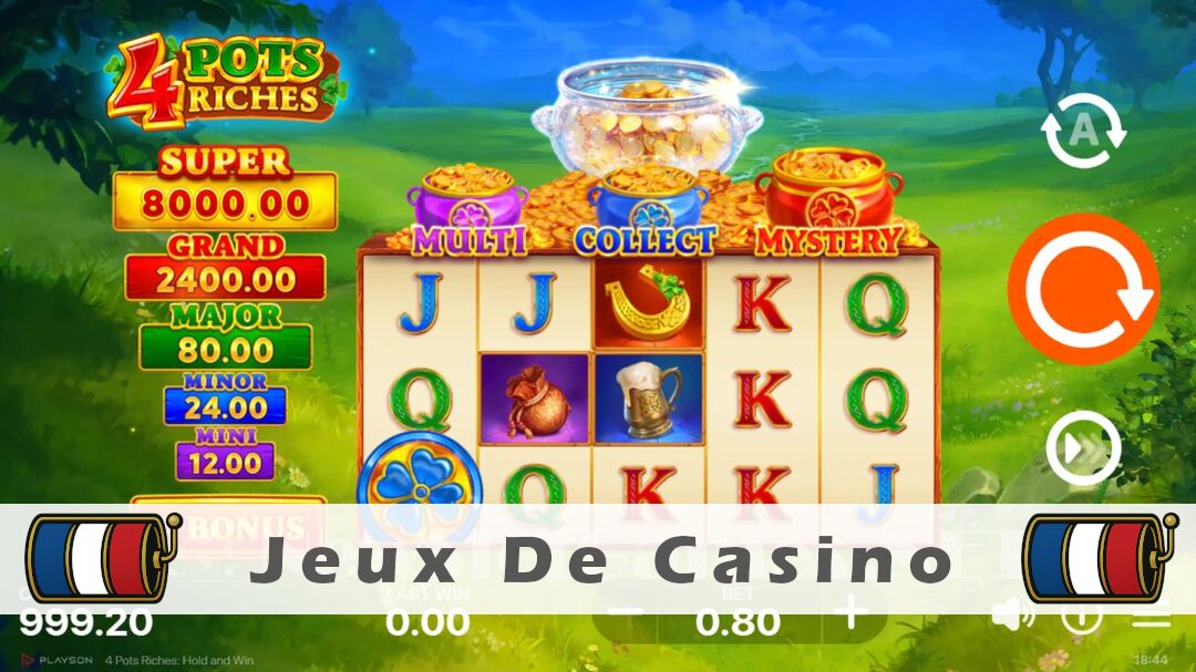 Démo de la machine à sous 4 Pots Riches Hold and Win Slot