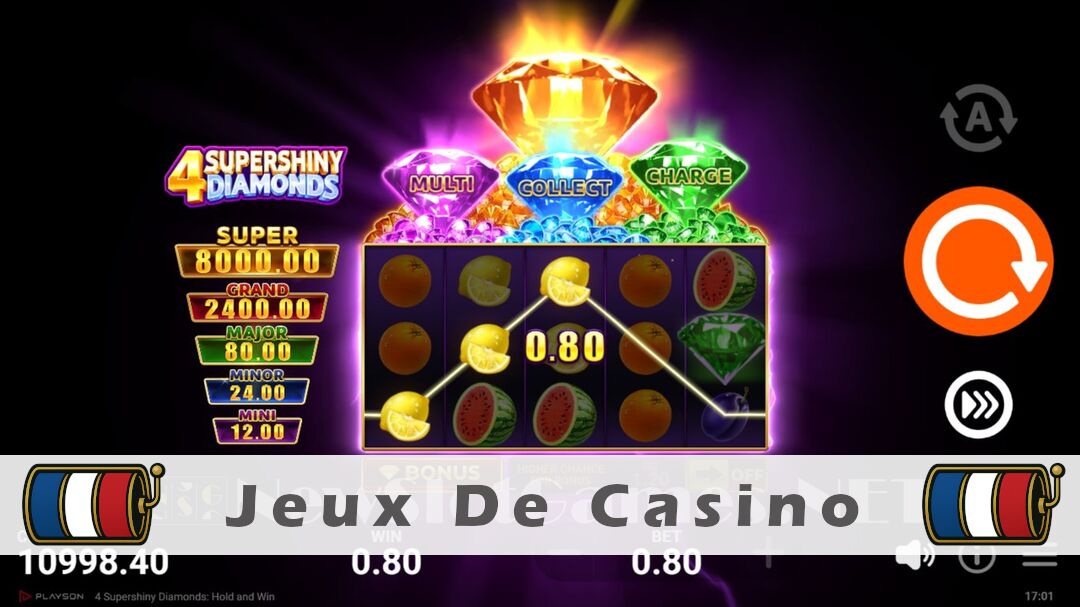 Démo de la machine à sous 4 Supershiny Diamonds Slot