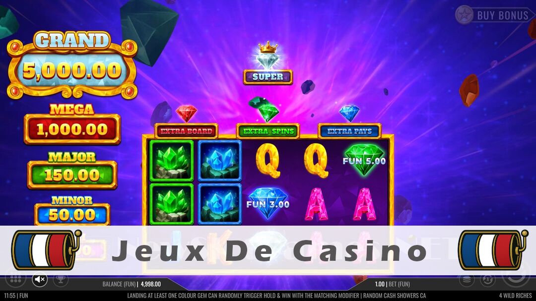 Démo de la machine à sous 4 Wild Riches Slot
