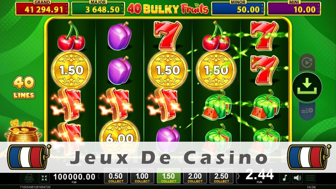 Démo de la machine à sous 40 Bulky Fruits Golden Coins Link Slot