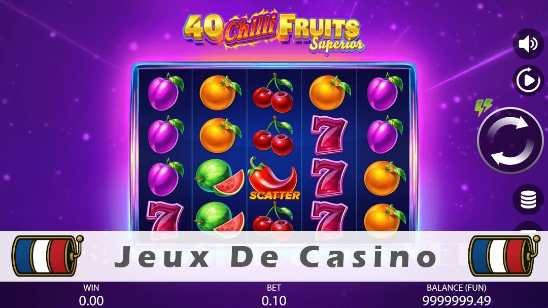 Démo de la machine à sous 40 Chilli Fruits Superior Slot