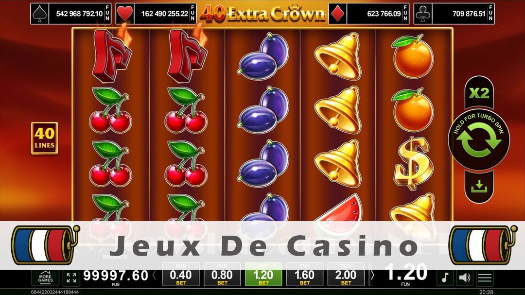 Démo de la machine à sous 40 Extra Crown Slot