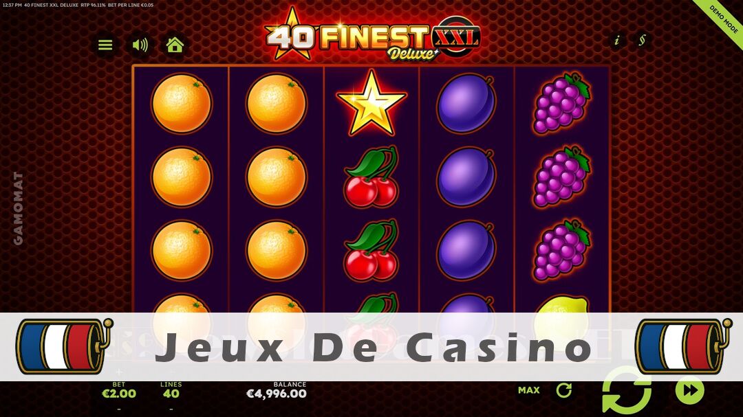 Démo de la machine à sous 40 Finest XXL Deluxe Slot