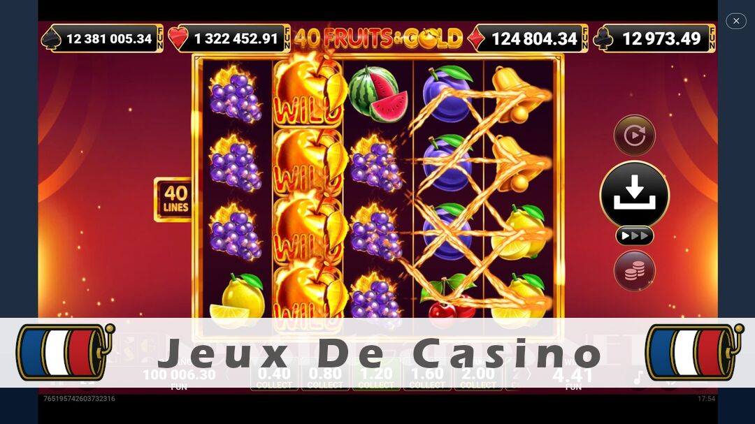 Démo de la machine à sous 40 Fruits & Gold Slot