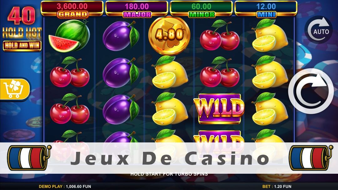 Démo de la machine à sous 40 Hold Hot Hold And Win Slot