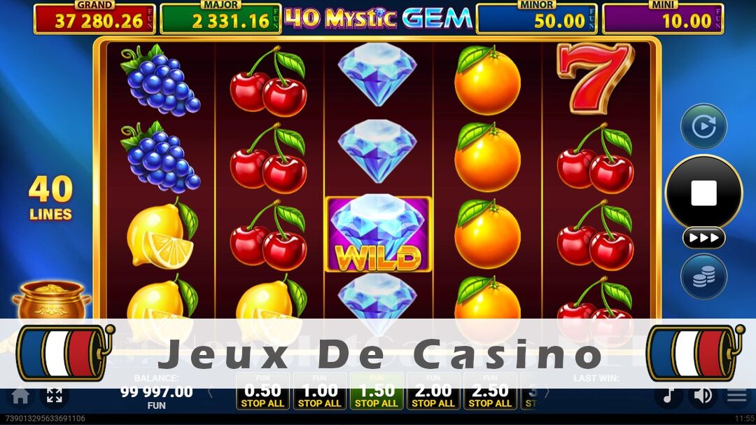Démo de la machine à sous 40 Mystic Gem Golden Coins Link Slot