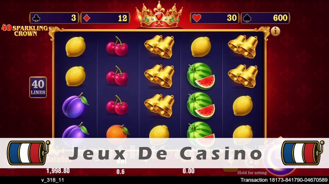 Démo de la machine à sous 40 Sparkling Crown Slot