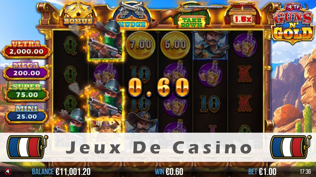 Démo de la machine à sous 4TP Guns N Gold Slot