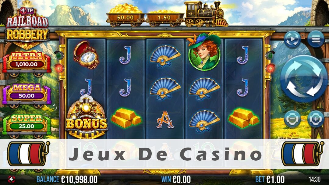 Démo de la machine à sous 4TP Railroad Robbery Slot
