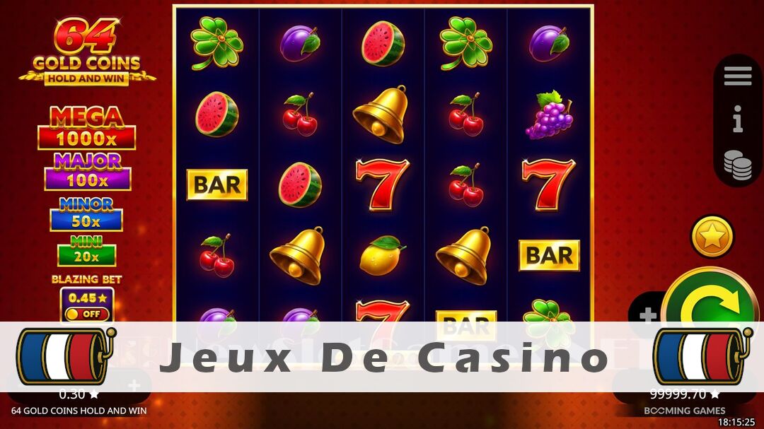 Démo de la machine à sous 64 Gold Coins Hold and Win Slot