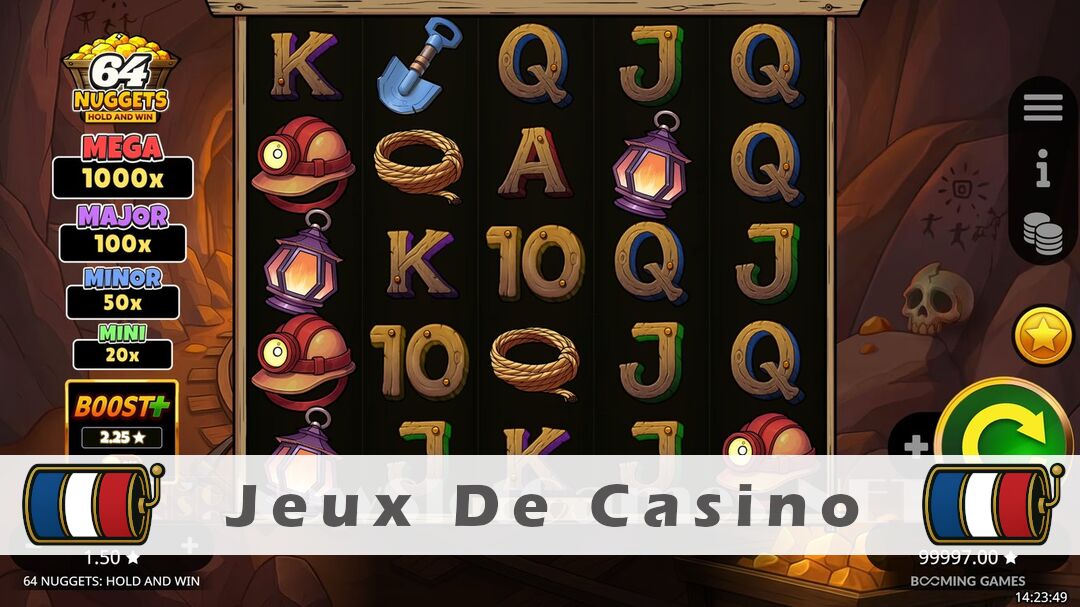 Démo de la machine à sous 64 Nuggets Hold and Win Slot