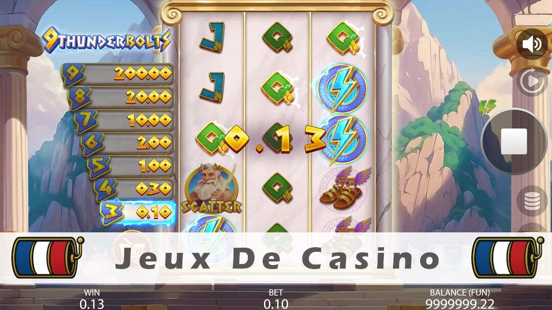 Démo de la machine à sous 9 Thunderbolts Slot