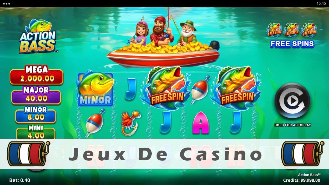 Démo de la machine à sous Action Bass Slot